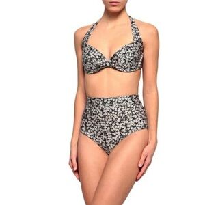 Zimmerman 50’s Prima Brown Cherry Halter Bikini 0A